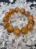 Yellow Hematoid Quartz Bracelet – Golden Healer Crystal for Prosperity & Emotional Healing