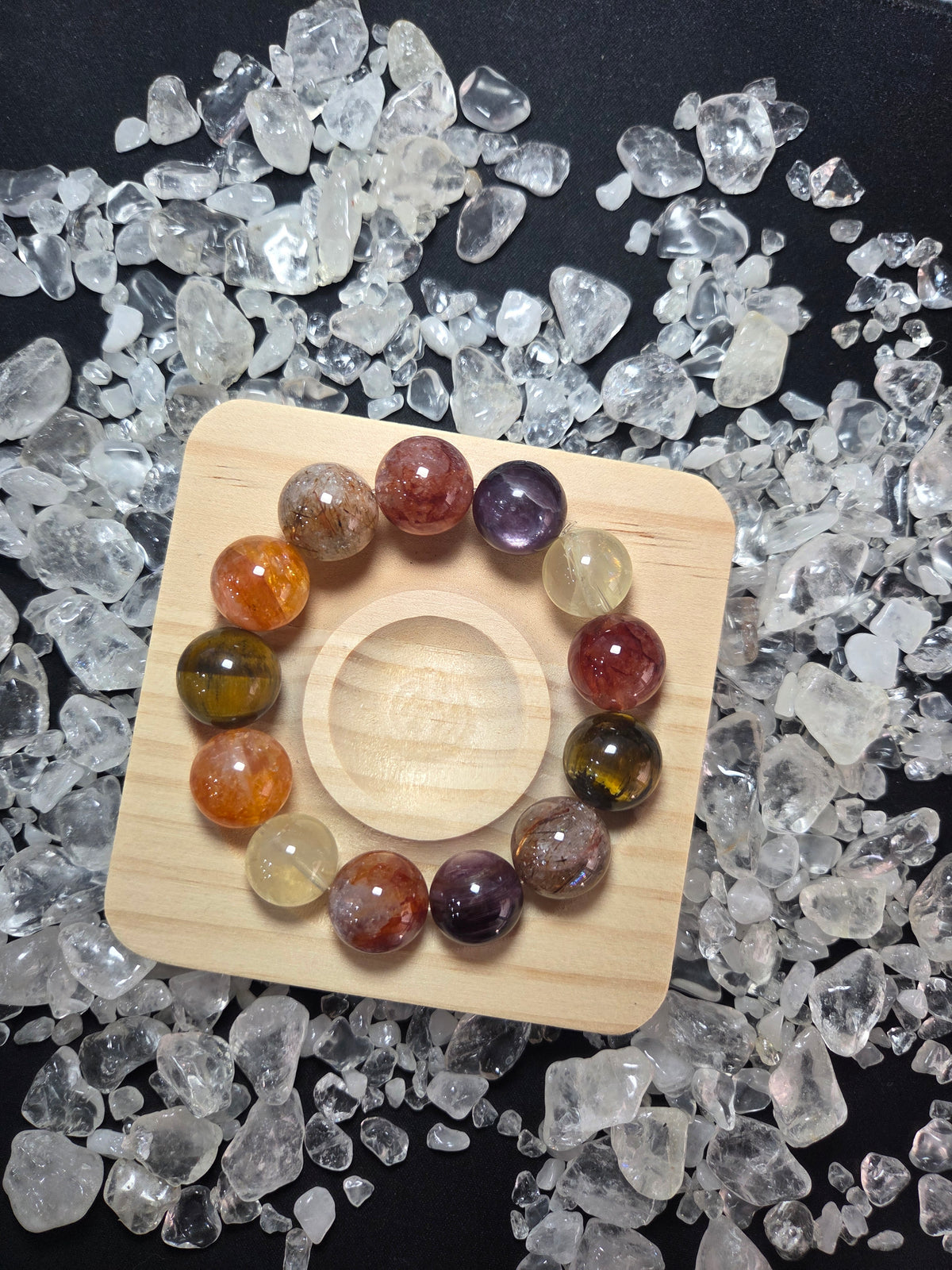 Multi-stone crystal bracelet