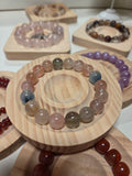 Rainbow Rabbit Hair Quartz Bracelet – Multi-Chakra Healing & Anxiety Relief Crystal Jewellery