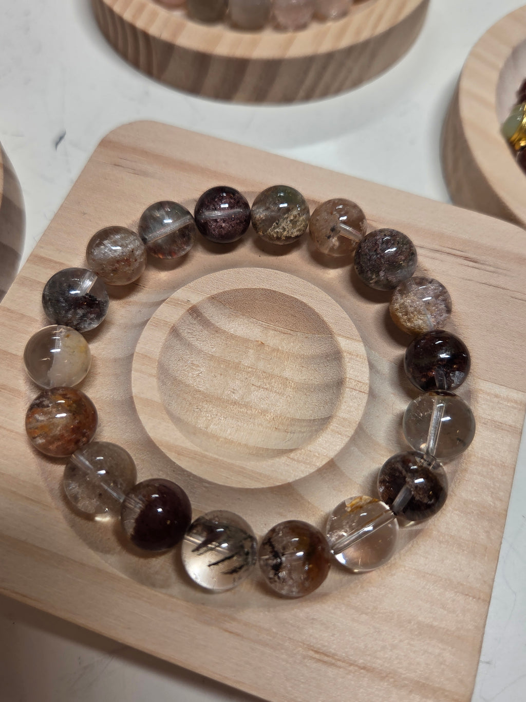 Four Seasons Phantom Quartz Bracelet – Manifestation & All-Chakra Healing Crystal Jewellery