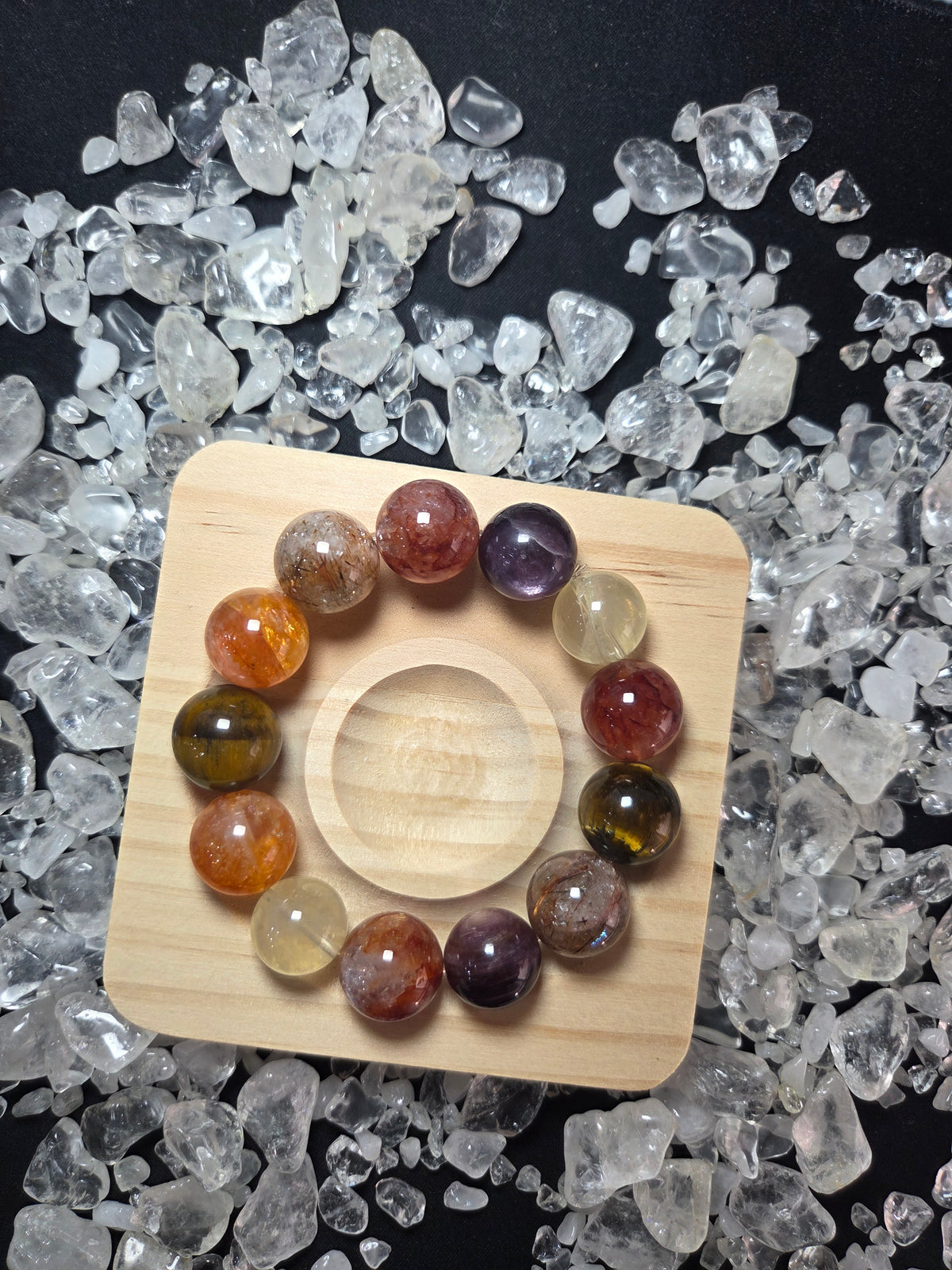 Multi-stone crystal bracelet
