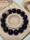 Royal Uruguay Deep Purple Amethyst Bracelet – Spiritual Protection & Calm Crystal Jewellery