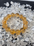 Yellow Azeztulite Crystal Bracelet – Abundance, Manifestation & Solar Plexus Chakra Jewellery
